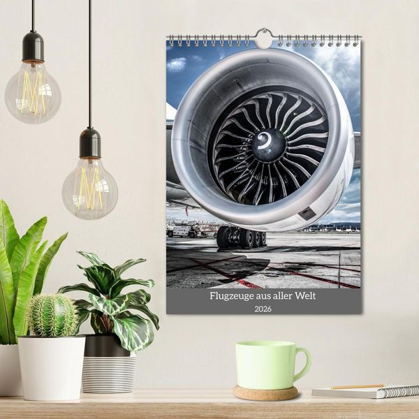 Produktbild: Flugzeuge aus aller Welt (Wandkalender 2026 DIN A4 hoch), CALVENDO Monatskalender
