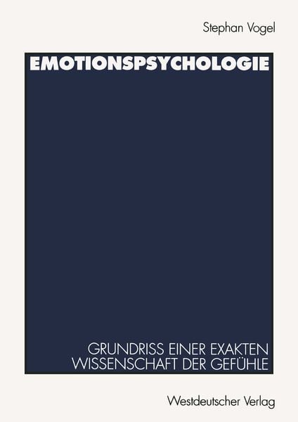 Produktbild: Emotionspsychologie