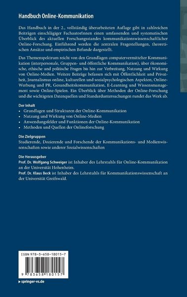 Produktbild: Handbuch Online-Kommunikation