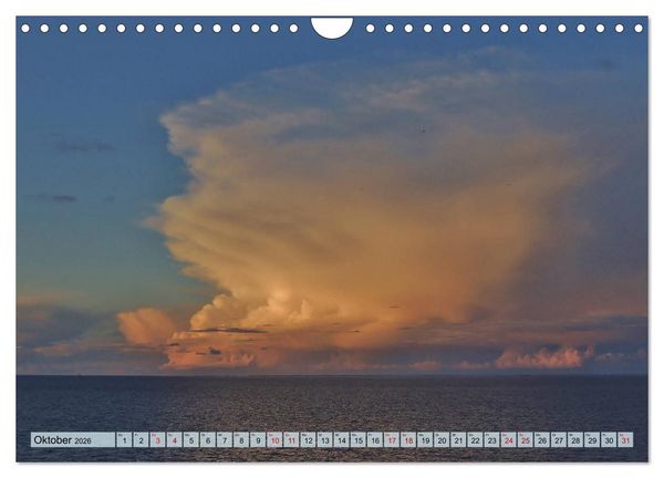 Produktbild: Sonne, Sand und Meer. Farben der K&uuml;ste (Wandkalender 2026 DIN A4 quer), CALVENDO Monatskalender