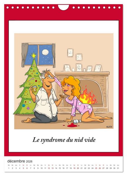 Produktbild: Les Babyboumeurs - Dessins humoristiques (Calendrier mural 2026 DIN A4 horizontal), CALVENDO calendrier mensuel