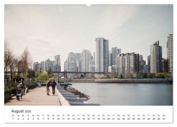 Produktbild: Vancouver - Eine wundersch&ouml;ne Stadt an der Westk&uuml;ste Kanadas. (Wandkalender 2026 DIN A2 quer), CALVENDO Monatskalender