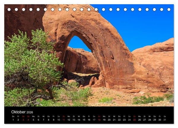 Produktbild: Canyonlands 2026 (Tischkalender 2026 DIN A5 quer), CALVENDO Monatskalender