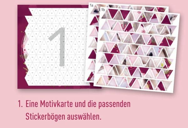 Stickern nach Zahlen