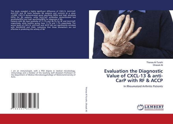 Produktbild: Evaluation the Diagnostic Value of CXCL-13 & anti-CarP with RF & ACCP
