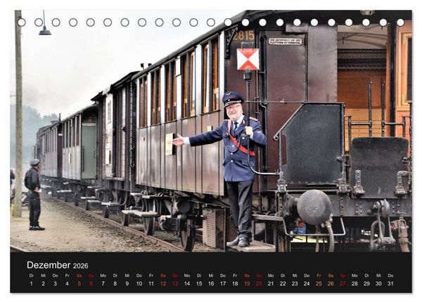 Produktbild: Dampflok-Nostalgie - 2026 schwergewichtige Lokomotiven (Tischkalender 2026 DIN A5 quer), CALVENDO Monatskalender