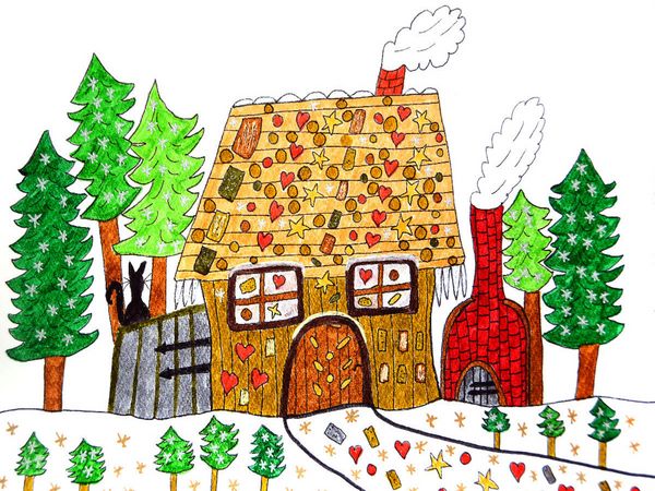 Produktbild: CALVENDO Puzzle Knusperh&auml;uschen im Wald 1000 Teile Lege-Gr&ouml;&szlig;e 640 x 480 cm Foto-Puzzle Bild von None Sarnade