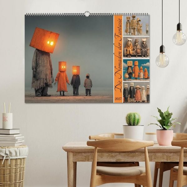 Produktbild: Die Nomaden der Fantasie (Wandkalender 2027 DIN A2 quer), CALVENDO Monatskalender