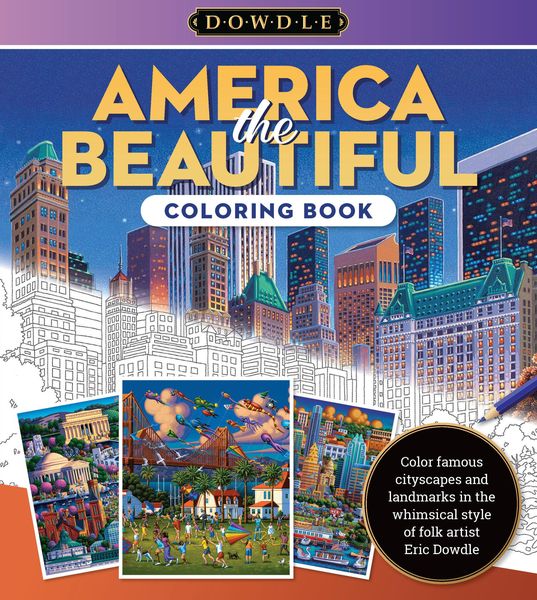 Produktbild: America the Beautiful Coloring Book