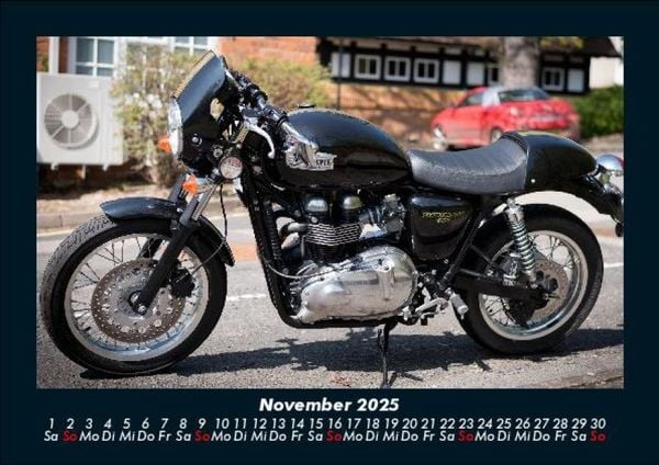 Produktbild: Motorräder 2025 Fotokalender DIN A5