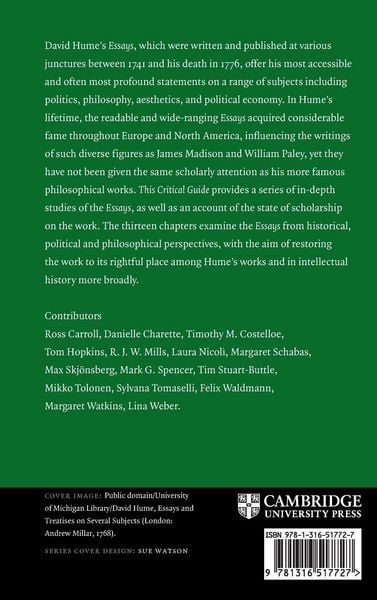 Produktbild: Hume's Essays