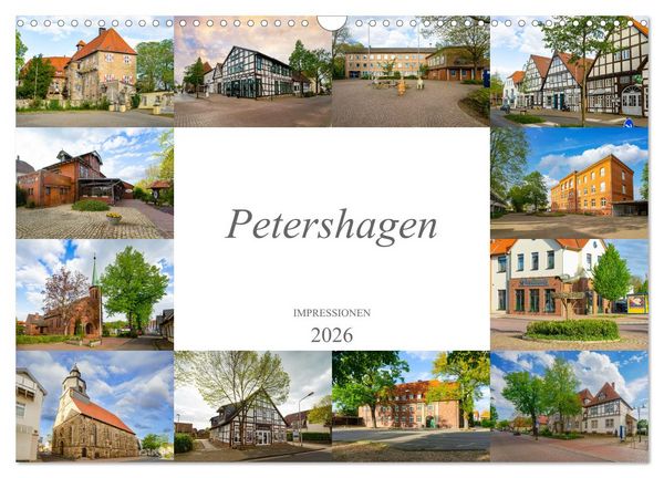 Petershagen Impressionen (Wandkalender 2026 DIN A3 quer), CALVENDO Monatskalender