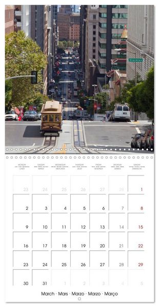 Produktbild: SAN FRANCISCO Highlights (Wall Calendar 2026 12 &times; 12 Inch) CALVENDO 12 Month Wall Calendar