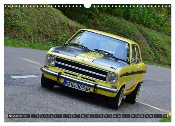 Produktbild: OLDTIMER BERGRENNEN - OPEL AM START (Wandkalender 2026 DIN A3 quer), CALVENDO Monatskalender