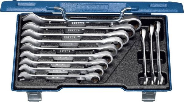 Produktbild: Gedore 2297442 Knarren-Ring-Maulschl&uuml;ssel-Satz 12teilig Schl&uuml;sselweite (Metrisch) 8 - 19mm