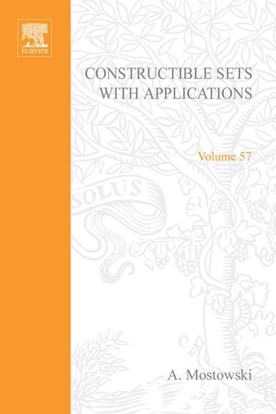Produktbild: Constructible Sets with Applications