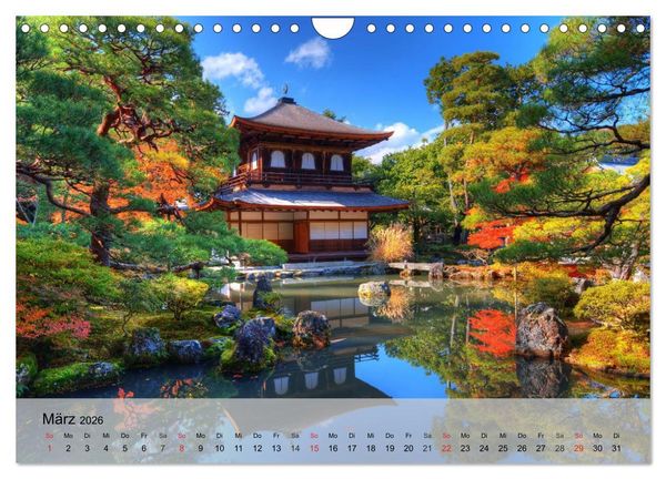 Produktbild: Japan. Zwischen Tradition und Moderne (Wandkalender 2026 DIN A4 quer), CALVENDO Monatskalender