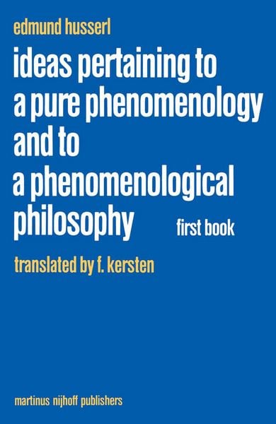 Produktbild: Ideas Pertaining to a Pure Phenomenology and to a Phenomenological Philosophy