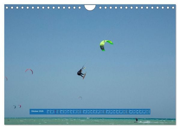 Produktbild: Kite Boarding El Gouna (Wandkalender 2026 DIN A4 quer), CALVENDO Monatskalender
