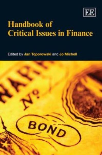 Produktbild: Handbook of Critical Issues in Finance