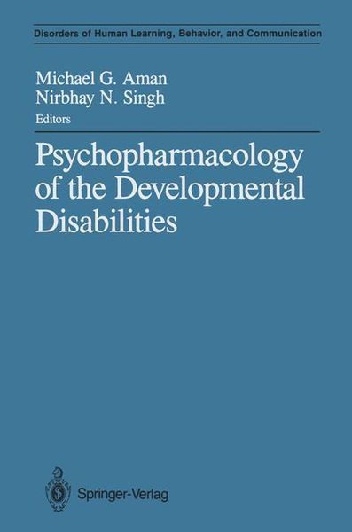 Produktbild: Psychopharmacology of the Developmental Disabilities