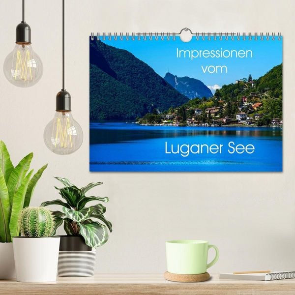 Produktbild: Impressionen vom Luganer See (Wandkalender 2026 DIN A4 quer), CALVENDO Monatskalender