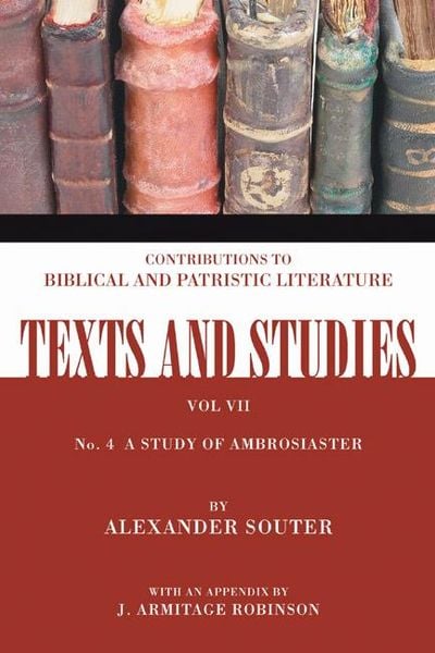Produktbild: A Study of Ambrosiaster