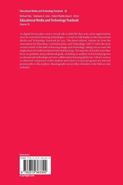 Produktbild: Educational Media and Technology Yearbook