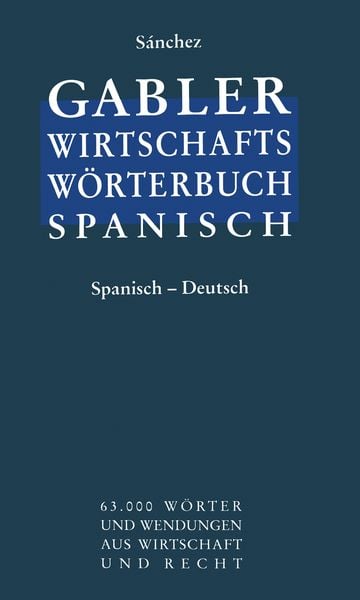 Produktbild: Wirtschaftsw&ouml;rterbuch / Diccionario econ&oacute;mico