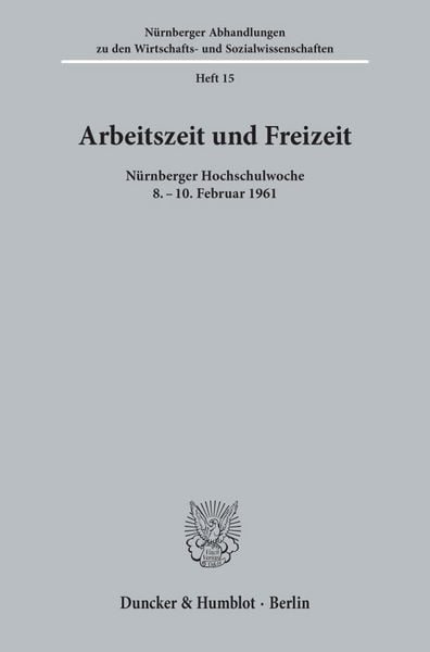 Produktbild: Arbeitszeit und Freizeit.