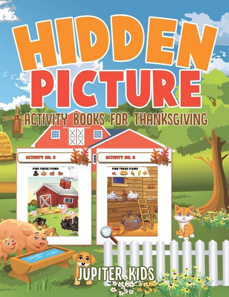 Produktbild: Hidden Picture Activity Books for Thanksgiving