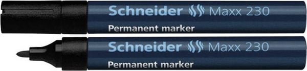 Produktbild: Schneider Maxx 230 123001 Permanentmarker Schwarz wasserfest: Ja