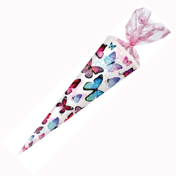 Produktbild: Nestler Schult&uuml;te Schmetterling Glitzerdruck rund 70cm