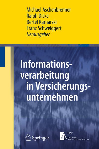 Produktbild: Informationsverarbeitung in Versicherungsunternehmen