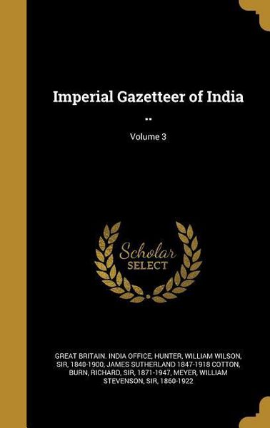 Produktbild: Imperial Gazetteer of India ..; Volume 3