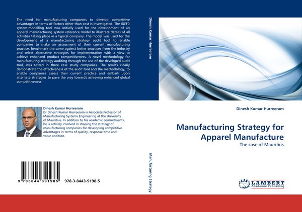 Produktbild: Manufacturing Strategy for Apparel Manufacture