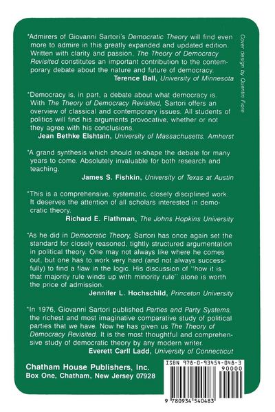 Produktbild: The Theory of Democracy Revisited - Part Two