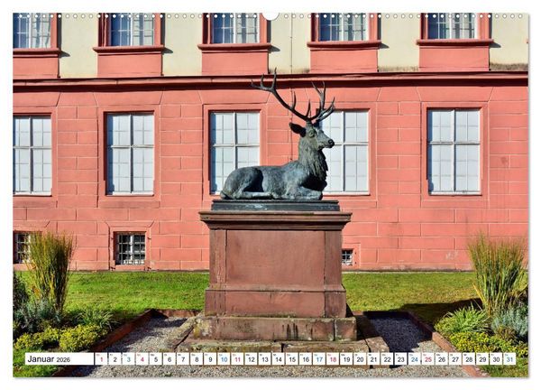Produktbild: Erbach - Die Odenw&auml;lder Residenzstadt (hochwertiger Premium Wandkalender 2026 DIN A2 quer), Kunstdruck in Hochglanz
