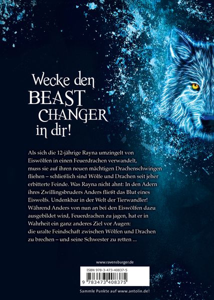 Produktbild: Beast Changers, Band 1: Im Bann der Eisw&ouml;lfe