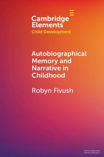 Produktbild: Autobiographical Memory and Narrative in Childhood