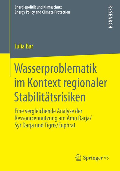 Produktbild: Wasserproblematik im Kontext regionaler Stabilit&auml;tsrisiken