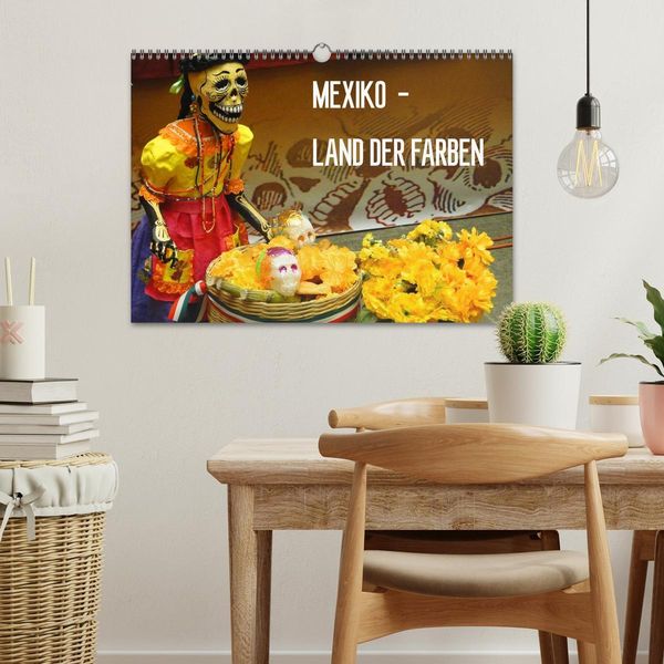 Produktbild: Mexiko - Land der Farben (Wandkalender 2026 DIN A3 quer), CALVENDO Monatskalender