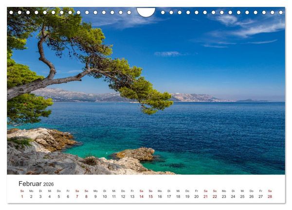 Produktbild: Wo die Wellen tanzen (Wandkalender 2026 DIN A4 quer), CALVENDO Monatskalender