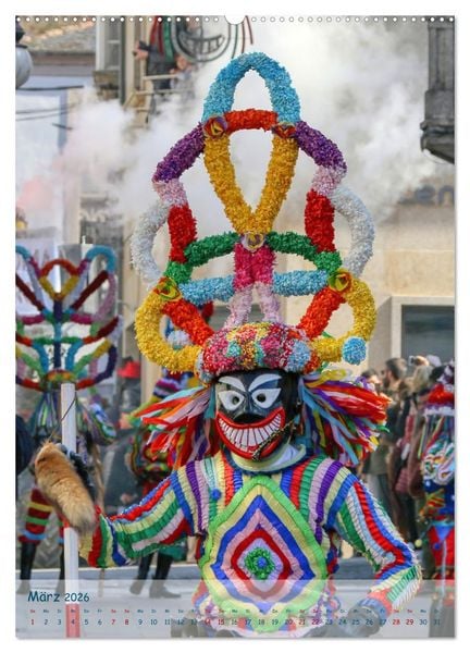 Produktbild: Karneval in Galicien (Wandkalender 2026 DIN A2 hoch), CALVENDO Monatskalender