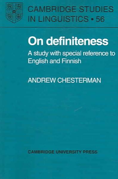 Produktbild: On Definiteness