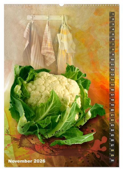 Produktbild: kochKUNST Verliebt in Omas K&uuml;che (Wandkalender 2026 DIN A2 hoch), CALVENDO Monatskalender