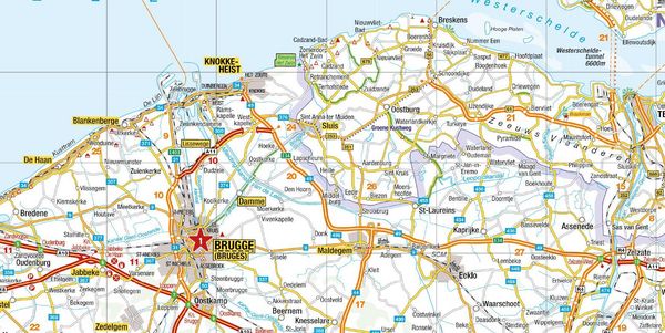 Produktbild: MARCO POLO Reisekarte Belgien, Luxemburg 1:250.000
