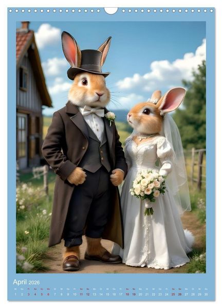 Produktbild: Nicht nur ein Vogel wollte Hochzeit halten (Wandkalender 2026 DIN A3 hoch), CALVENDO Monatskalender