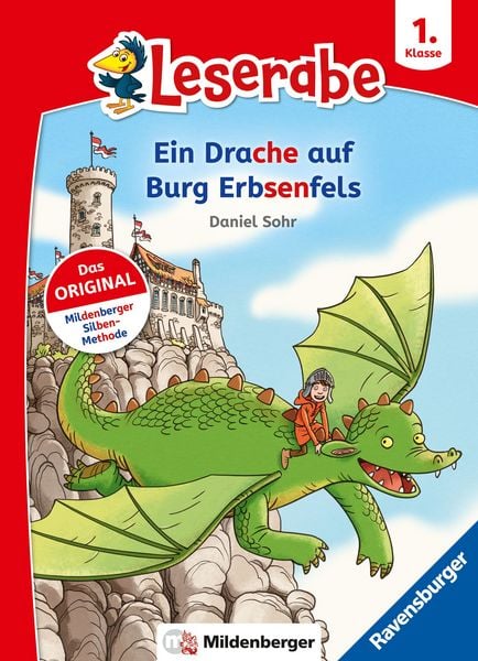 Produktbild: Leserabe mit Mildenberger Silbenmethode - Ein Drache auf Burg Erbsenfels