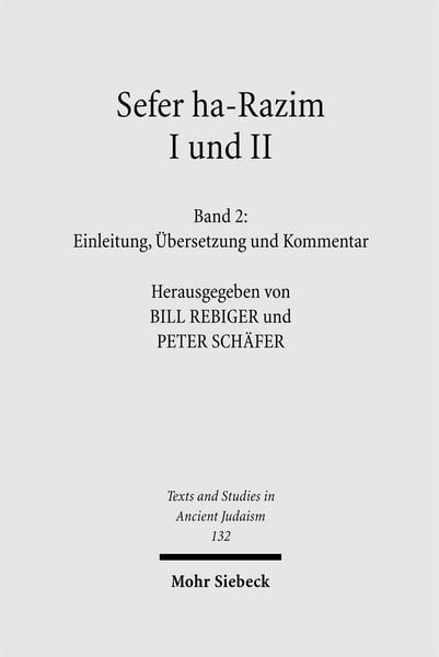 Produktbild: Sefer ha-Razim I und II - Das Buch der Geheimnisse I und II